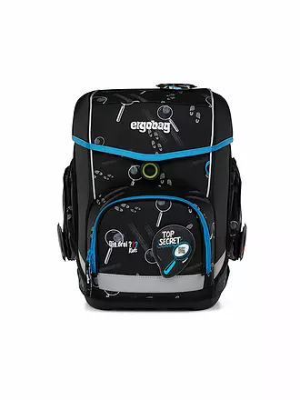 ERGOBAG | Set di zaini scolastici da 5 pezzi CUBO CyBär Race | schwarz